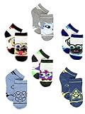 Disney Puppy Dog Pals Boy's 6 pack Quarter Socks