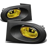 Acura RSX Driving Bumper Fog Light+Bulbs+Switch (Amber Lens) - DC5 K20