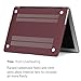 GMYLE MacBook Air 13 Inch Case A1466 A1369 2010 2017, Hard Shell Plastic Matte Snap On Cover (Burgundy)