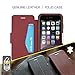 OtterBox Strada Series Leather Wallet Case for iPhone 6/6S - Bulk Packaging - Saddle (Dark Brown/Brown/Brown Leather)