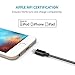 Anker [2-Pack] 6ft Nylon Braided USB Cable with Lightning Connector [Apple MFi Certified] for iPhone X / 8/8 Plus / 7/7 Plus / 6/6 Plus / 5s, iPad Air 2 and More (Gray)