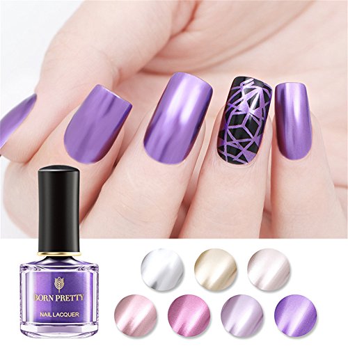 BORN PRETTY Mirror Nail Polish Metallic Luster Series Rose Gold Nail