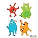 Big Dot of Happiness Monster Bash - Decorations DIY Little Monster Birthday Party or Baby Shower Essentials - Set of 20