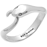 Boma Jewelry Sterling Silver Snake Ring
