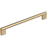 Amerock Versa 10-1/16 inch (256mm) Center-to-Center Champagne Bronze Cabinet Pull, BP55532CZ