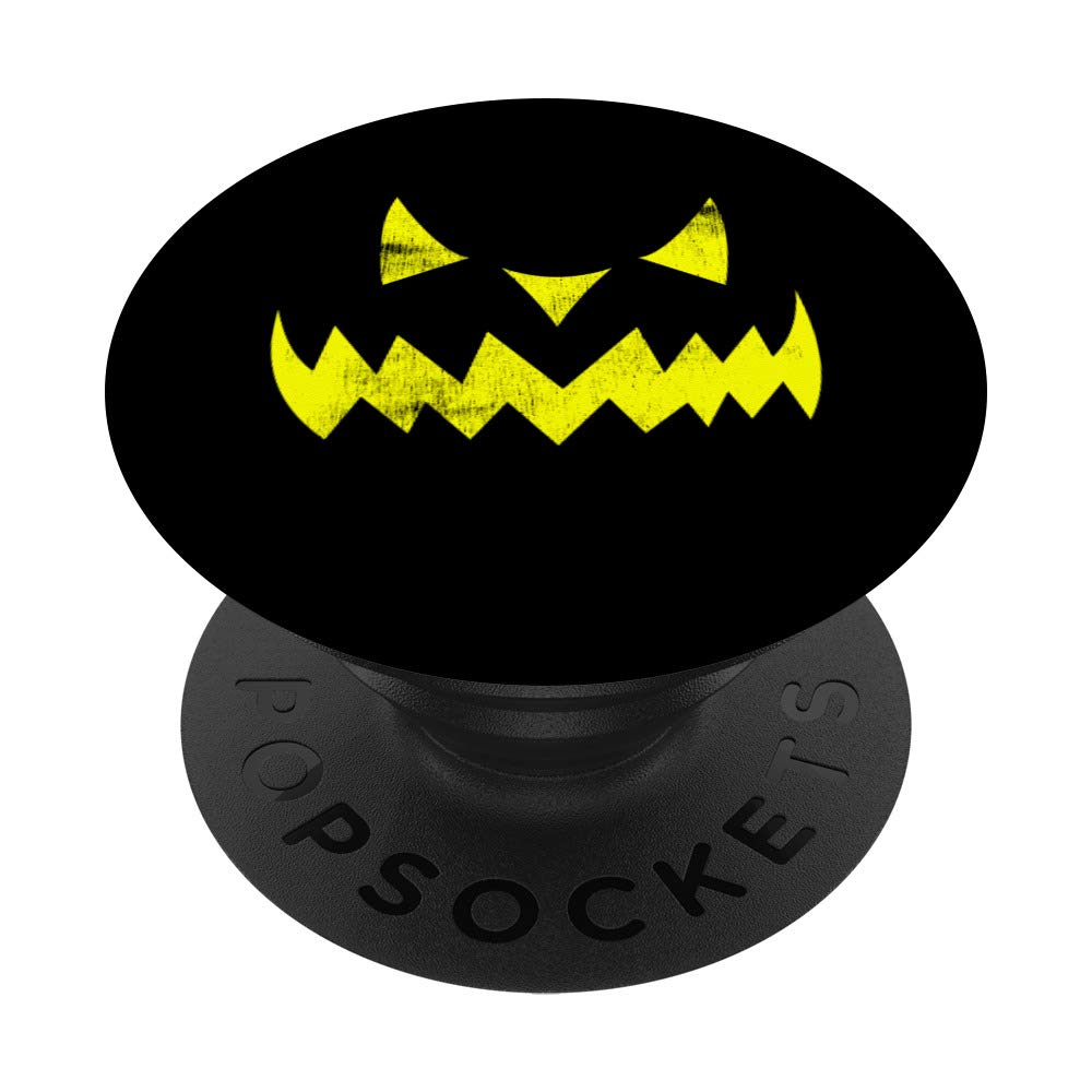 Jack-O-Lantern Pumpkin - Spooky Retro Halloween Costume PopSockets Grip and Stand for Phones and Tablets