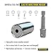 Wingour Universal socket - Universal wrenches - Power socket wrench - 7-19mm universal socket wrench - Universal grip gator socket - Magic socket drill - Power ratchet wrench (black box)