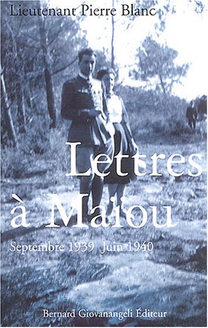 Lettres à Maïou