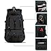 KAKA Large Laptop Backpack, Anti Theft Water Resistant Travel Backpack for Women & Men Fits 17 Inch Laptop and Notebook, Black Daypack for Outdoor Camping