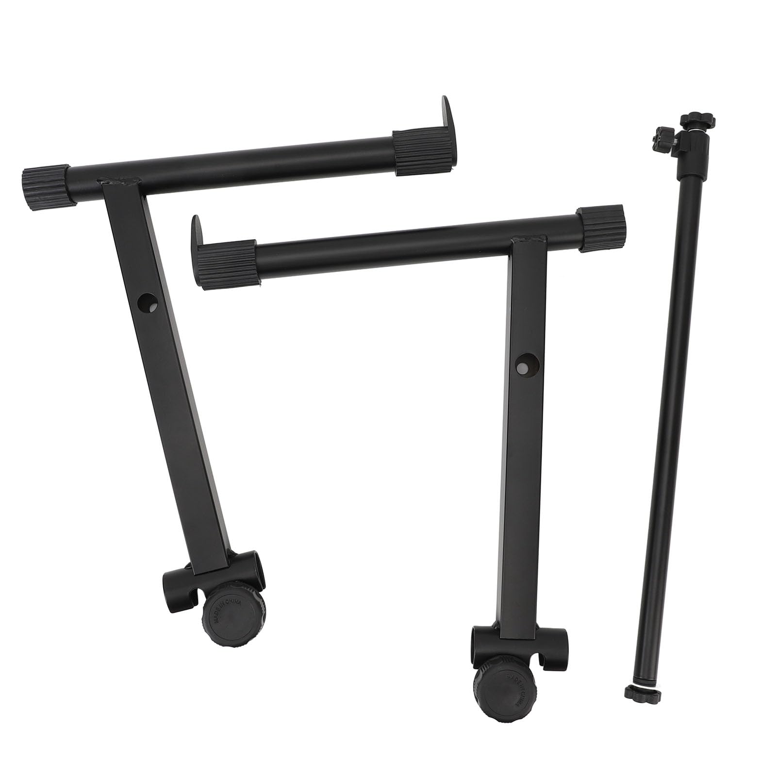 L Shape Keyboard Stand Extension Adapter, 2 Tier Riser, 42 to 75cm Width Adjustment, Portable Design, Durable Materials