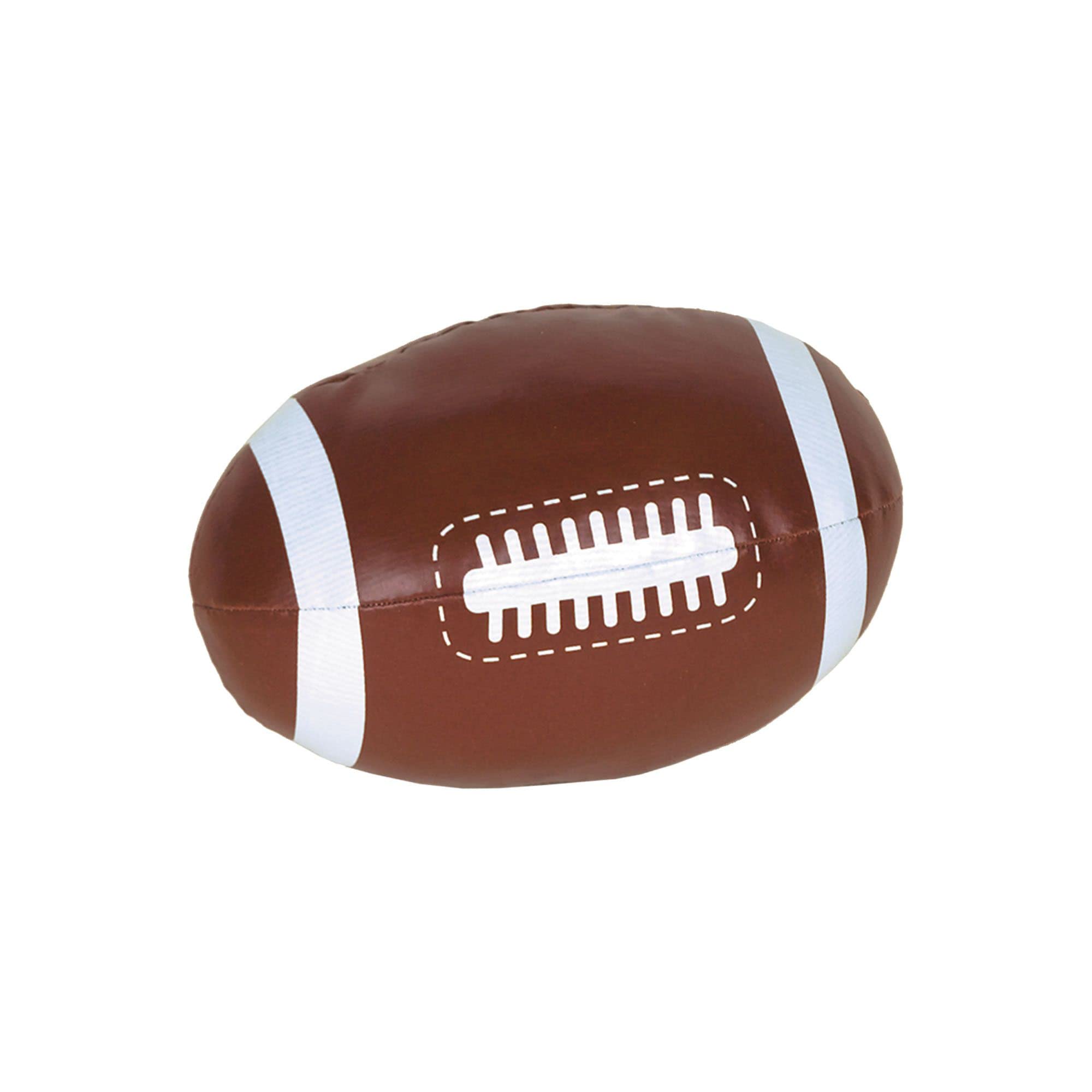 Photo 1 of Football Soft Sports Ball - 5"x 3.88" (Pack of 1) - Premium Brown Foam - Ideal for Safe Indoor & Outdoor Play - Unique & Perfect Size for All Ages
