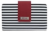 Kenneth Cole Reaction Women's Wallet Organizer (BLACK-WHITE/CHERRY)