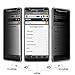 Zeking [2-Pack] Samsung Galaxy J4 (2018) Privacy Anti-Spy Glass Screen Protector 9H Hardness Case Friendly 3D Touch [Anti Scratch][Anti-Fingerprint] Bubble Free