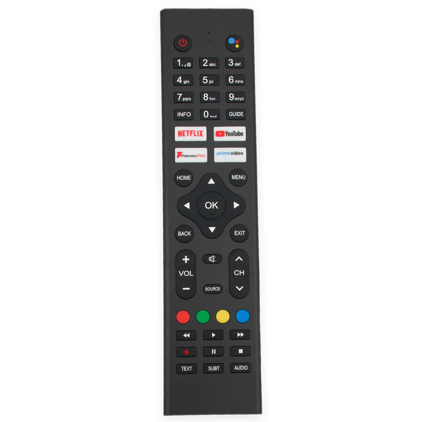 AULCMEET Voice Remote Control Fit for Cello HKC Version TV C2420G ZG0242 C2420G ZG0242 C3220G ZG0223 C4020G ZG0204 C4320G ZG0234 C5020G C6520G ZG0205