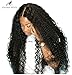Curly Human Hair Lace Front Wigs 130% Density Brazilian Virgin Loose Deep Curly Wig with Baby Hair for Black Women 12Inch
