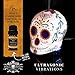 Halloween Forevermore Ceramic Essential Oil Diffuser | Day of the Dead Sugar Skull Design | Adjustable Light Settings | Silent Personal Humidifier for Aromatherapy Oils