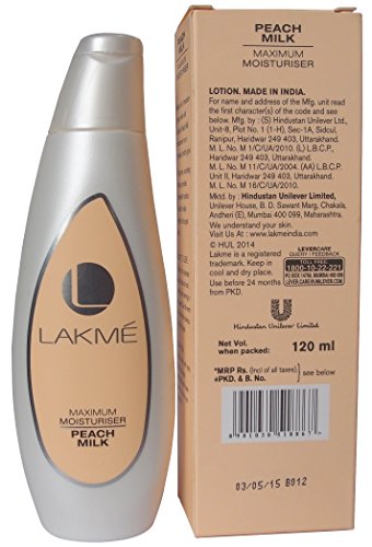 lakme peach milk moisturizer 200ml price