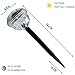 Pack of 2 Colorful Solar Lights Outdoor Garden Stake Light; Jomilly Pathway Waterproof Disco Light Show Yard Decorations, Lawn Lights for Courtyard Villa.