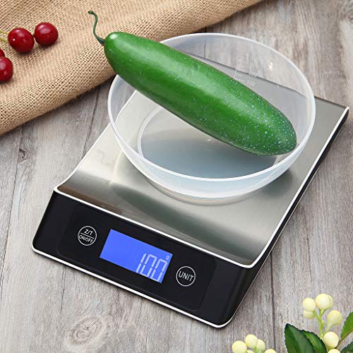 Digital Kitchen Scale Precise Cooking Scale and Baking Scale, Multifunction 15KG / 10 KG (15kg/1g)