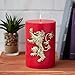Game of Thrones Candle - House Lannister Insignia Sculpted Pillar Candle - Multi Use Candle With 80 Hour Burn Time - Perfect Gift for the GoT Fan - Unscented - 6
