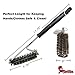Grillin Chill Gear BBQ Grill Cleaner Brush - Stainless Steel Wire Grill Brush for Deep Grill Cleaning - 18 inch Handle for Safety Lifetime Manufacturers Warranty