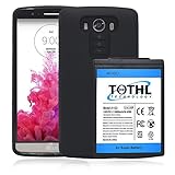 LG G3 Extended Battery, TQTHL [10000mAh] Extended Battery with Black Protection Cover Case (More than 3X Extra Battery Power) for LG G3 All Versions [24 Month Warranty]
