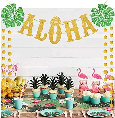 6 TMCCE+Hawaiian+Decorations+Glittery+Supplies