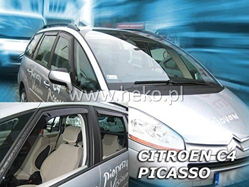 Heko 12235 Wind Deflectors,Black - Image 3