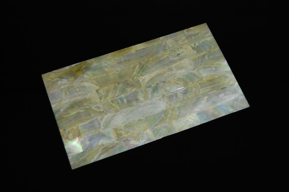 Gold Mother-of-Pearl (MOP) Shell Veneer Sheet (9.4" x 5.5" x 0.007")