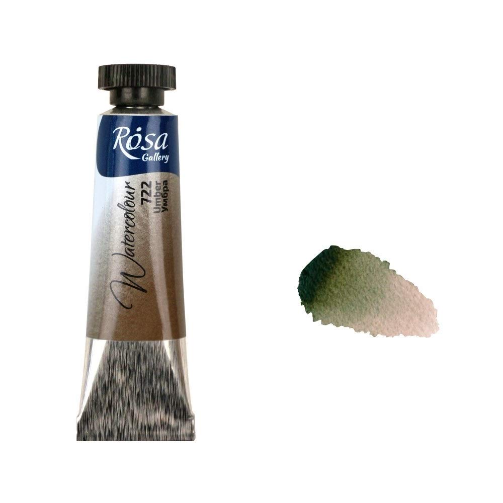 Professional Watercolour Paint, 10ml Tubes, Gallery, Artist Quality (Umber)