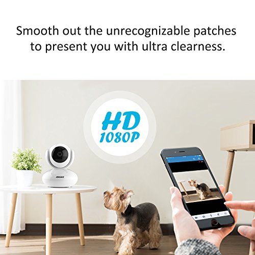 ANNKE-1080P-Home-Camera-4x-Indoor-Wireless-IP-Security-Surveillance-System-with-Night-Vision-for-Home-Office-Baby-Pet-Monitor-with-iOS-Android-App-Smart-App-Push-Alerts