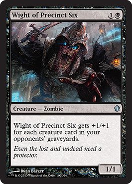 Magic: the Gathering - Wight of Precinct Six (100/356) - Commander 2013