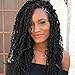 8 Inch 3 Pack Crochet Hair Ombre Spring Twist Crochet Braids Twist Hair 1B# Spring Crochet Braiding Twist Crochet Hair Synthetic Hair for Women