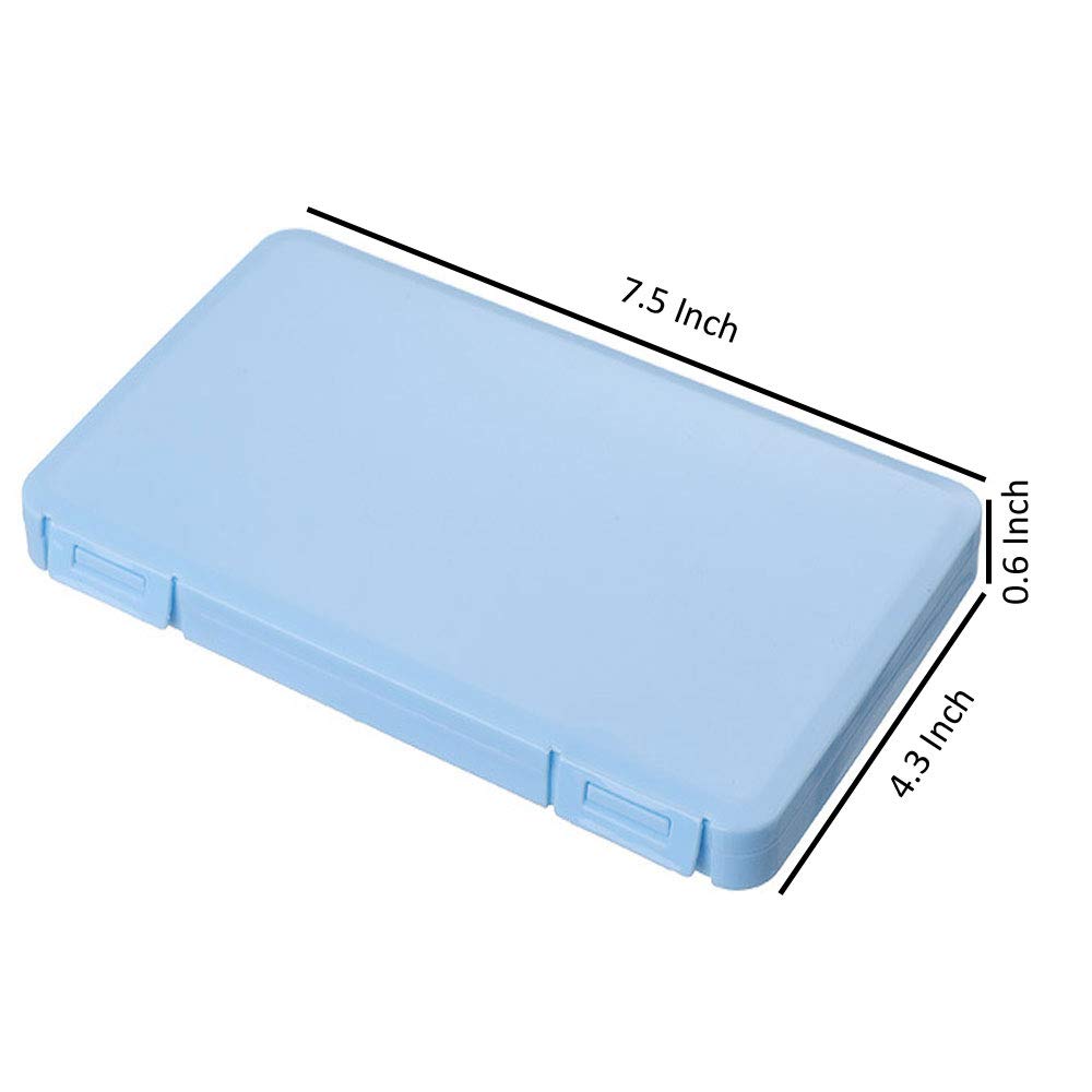 KISEER 5 Pack Colorful Plastic Portable Masks Case Mouth Cover Storage Box Holder Container for Travel, Camping, Hiking : Beauty