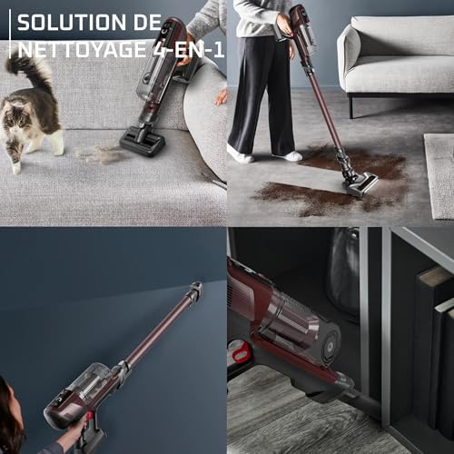 X-PERT 6.80, Aspirateur Balai sans Fil Multifonction, 100W, Autonomie 60 Minutes, Eclairage LED, Suivi Facile, RH6483E0