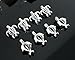 10pcs Mix Tortoise Dolphin Jewelry Making Supplies Silver Plated Bead Cage Pendant - Add Your Own Beads, Stones, Rock to Cage,Add Perfume and Essential Oils to Create a Scent Diffusing Pendant Charms