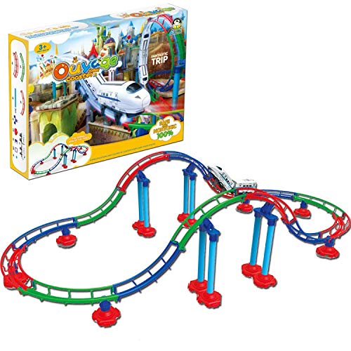 image for TCAR Electric 3D Stereo Track Happy Roller Coaster Harmony Number Chil