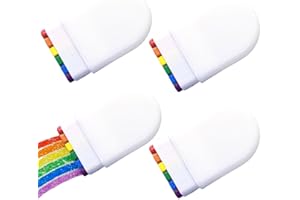 DOUBLEWOOD Rainbow Face Paint Set, 4 Count, Pride Face Paint Stick for LGBT Pride Month Celebrations Party, Rainbows Makeup Gay Pride Rainbow Crayon for Body