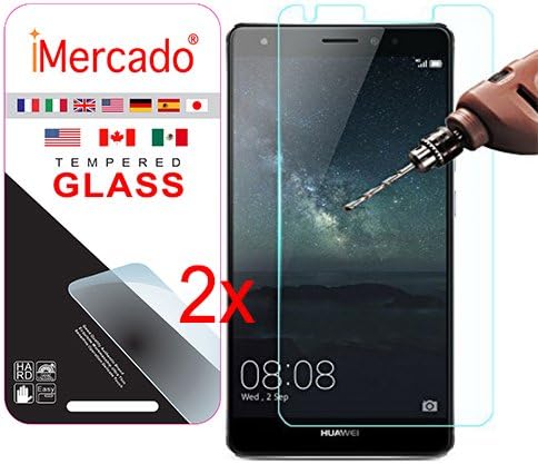 Screen Protector Huawei Mate S iMercado (Pack of 2, Tempered Glass)