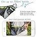 PYFK Running Belt Hydration Waist Pack with Water Bottle Holder for Men Women Waist Pouch Fanny Bag Reflective (Green)