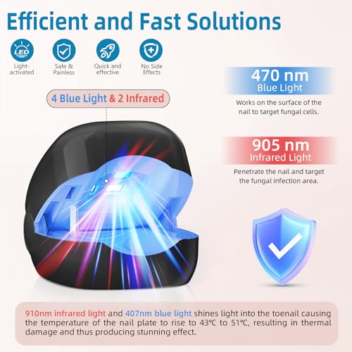 Nail Fungus Laser Device Upgrade, Anti-Fungal for Damaged and Discoloured