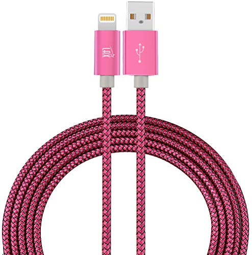 iPhone Charger Lightning Cable - [MFi Certified] Durable Braided Apple Lightning USB Cord for Latest iOS Including iPhone X/8/8Plus/ 7/7Plus/IPad Pro - Thumbnail 7