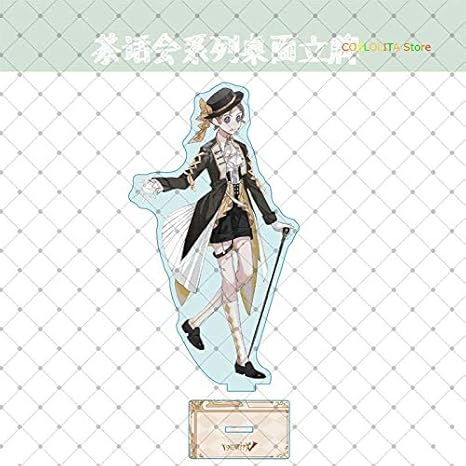 Amazon Co Jp Home Decoration アニメアイデンティティv Naibサブ ダーエマウッズかわいいスタンドフィギュアコスプレアクリル漫画モデルプレートデスク装飾クリスマスプレゼント Color A ホーム キッチン