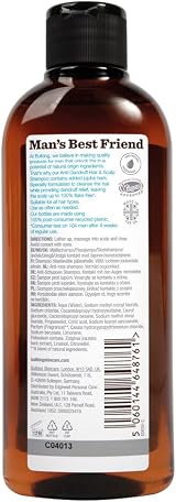 BULLDOG Anti-Dandruff Shampoo for Men 300ml Flake Free Scalp Jujube Bark view 2