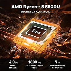 Beelink AMD Ryzen5 5500U Processor
