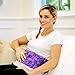 Nature Creation Microwavable Herbal Heating Pad for Abdomen and Back - - Purple Flowers 1 Pack