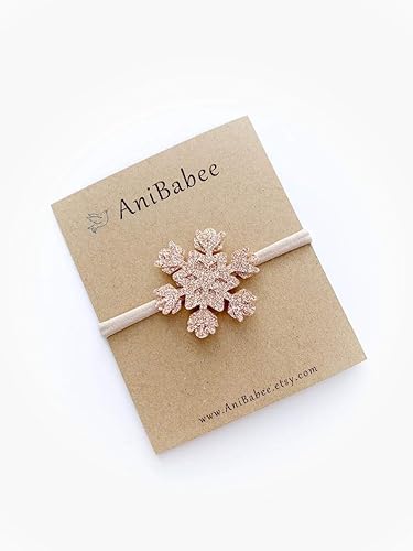 snowflake headband baby