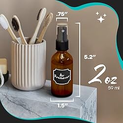 Nevlers 48 Pack Amber 2 Oz Spray Glass Bottle | The