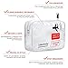 TSA Approved Clear Travel Toiletry Bag-Quart Sized with Zipper-Airport Airline Compliant Bag/Bottles-Men's/Women's 3-1-1 Kit (Makeup Dobber)
