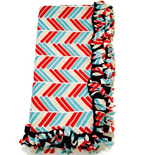 Red White and Blue Fleece Blanket, Red Fleece Blanket, Kids